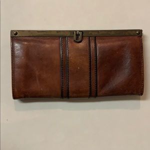 Fossil Accordion Leather Wallet